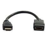 StarTech.com Rallonge HDMI 15,2cm - Câble HDMI Court M/F - Rallonge de Câble HDMI 4K - Économiseur de Port HDMI UHD 4K30Hz M/F - HDMI 1.4 Haut Débit - 28AWG - Rallonge de Cordon HDMI