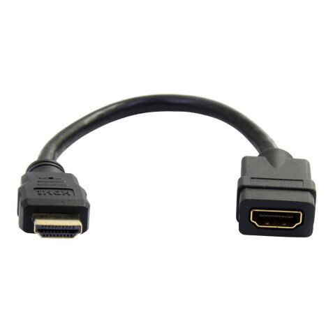 StarTech.com Rallonge HDMI 15,2cm - Câble HDMI Court M/F - Rallonge de Câble HDMI 4K - Économiseur de Port HDMI UHD 4K30Hz M/F - HDMI 1.4 Haut Débit - 28AWG - Rallonge de Cordon HDMI
