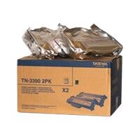 TN3390TWIN BROTHER DCP8250 Toner (2) Zwart  2x12.000pag.