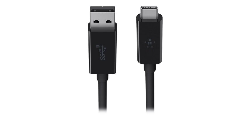 Belkin USB-A - USB-C, 0.9m câble USB USB 3.2 Gen 2 (3.1 Gen 2) 0,9 m USB A USB C 10 Gbit/s Noir