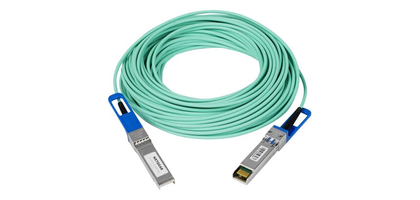 NETGEAR AXC7620 câble InfiniBand et à fibres optiques 20 m SFP+ Turquoise