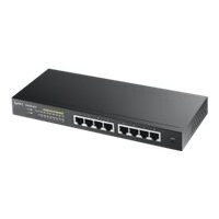Zyxel GS1900-8HP v3 PoE Géré L2 Gigabit Ethernet (10/100/1000) Connexion Ethernet, supportant l'alimentation via ce port (PoE) Noir