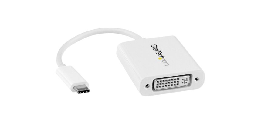 StarTech.com Adaptateur vidéo USB Type-C vers DVI - M/F - Blanc