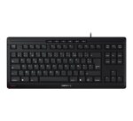 CHERRY STREAM KEYBOARD TKL clavier Universel USB AZERTY Français Noir