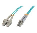 MCL FOM3/SCLC-3M câble InfiniBand et à fibres optiques SC LC Couleur aqua