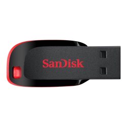 SanDisk Cruzer Blade lecteur USB flash 128 Go USB Type-A 2.0 Noir, Rouge