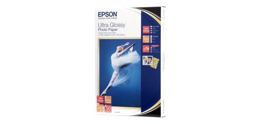 Epson Ultra Glossy Photo Paper - 10x15cm - 50 Feuilles