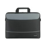 Targus TBT238EU sacoche d'ordinateurs portables 39,6 cm (15.6") Noir, Gris