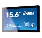 iiyama ProLite TF1634MC-B8X écran plat de PC 39,6 cm (15.6") 1920 x 1080 pixels Full HD LED Écran tactile Multi-utilisateur Noir
