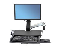 Ergotron StyleView Sit-Stand Combo Arm with Worksurface 61 cm (24") Mur