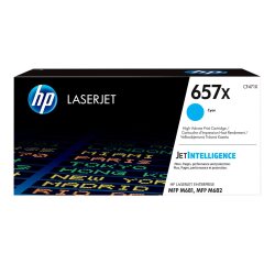 HP Cartouche de toner cyan 657X LaserJet grande capacité authentique
