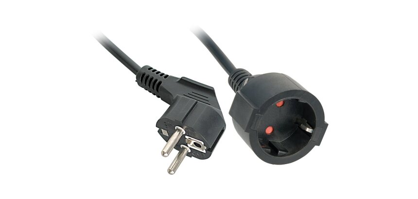 Lindy Rallonge secteur Schuko, 5m