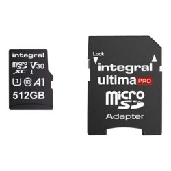 Carte SDXC 512Go 4K INMSDX512G100/80V30