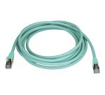 StarTech.com Câble réseau Cat6a STP blindé sans crochet de 3 m - Aqua