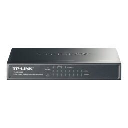 TP-Link TL-SG1008P Managed Gigabit Ethernet (10/100/1000) Power over Ethernet (PoE) Grijs