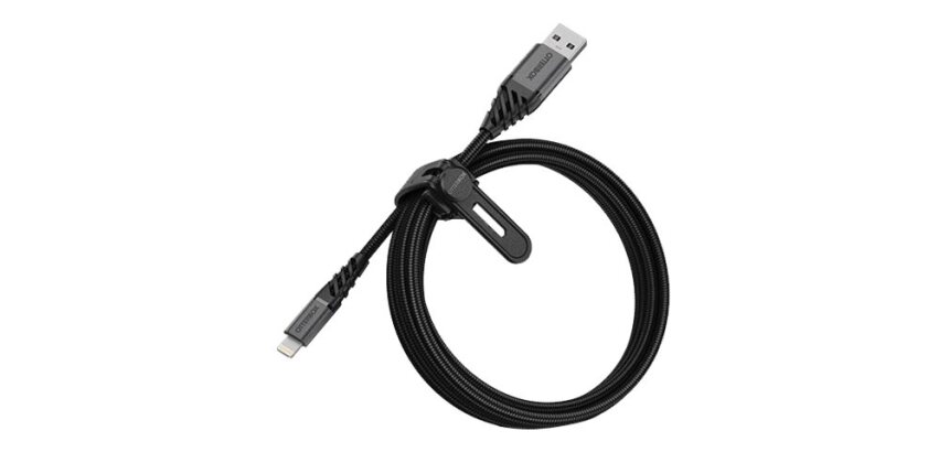 OtterBox Premium Cable USB A-Lightning 2M, noir