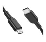 DLH Cable USB-C vers Apple lightning certifie MFI 1m 3.25A 65W max noir