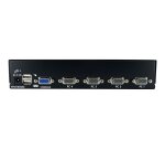 StarTech.com Commutateur KVM 4 Ports VGA USB, Montage en Rack et OSD - Switch KVM - 1920x1440