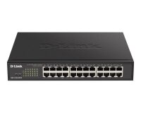 D-Link DGS-1100-24PV2 Géré L2 Gigabit Ethernet (10/100/1000) Connexion Ethernet, supportant l'alimentation via ce port (PoE) Noir