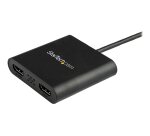 StarTech.com Adaptateur USB 3.0 vers Double HDMI, Convertisseur de Moniteur USB vers 2x HDMI pour Windows (pas de support pour macOS/ChromeOS/Linux) - TAA