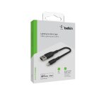 Belkin CAA002BT0MBK câble Lightning 0,15 m Noir