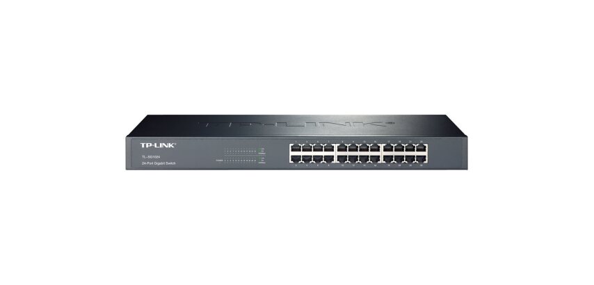 TP-Link TL-SG1024 Non-géré Gigabit Ethernet (10/100/1000) 1U Noir