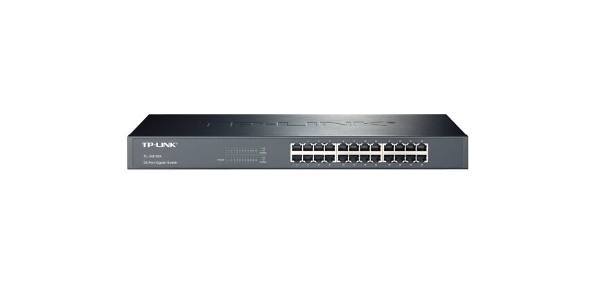 TP-Link TL-SG1024 Non-géré Gigabit Ethernet (10/100/1000) 1U Noir