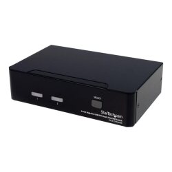StarTech.com Commutateur KVM 2 Ports DVI, USB et Audio - Switch KVM DVI Dual Link - 2560x1600