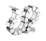 StarTech.com Goulotte passe-câbles avec vertèbres - Gestionnaire de câbles réglable avec quatre conduits et une base lestée