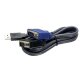 Trendnet 1.8m USB/VGA câble kvm Noir 1,8 m