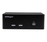 StarTech.com Switch KVM USB double VGA à 2 ports avec hub USB 2.0 à 2 ports