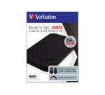 Verbatim Disque SSD portable Store 'n' Go USB 3.2 Gén 1  256 Go