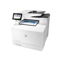 HP Color LaserJet Enterprise Impresora multifunción M480f, Color, Impresora para Business, Imprima, copie, escanee y envíe por fax, Tamaño compacto; Gran seguridad; Impresión a doble cara; AAD de 50 hojas; Energéticamente eficiente