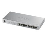 Zyxel GS1008HP Non-géré Gigabit Ethernet (10/100/1000) Connexion Ethernet, supportant l'alimentation via ce port (PoE) Gris