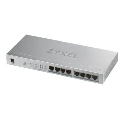 Zyxel GS1008HP Non-géré Gigabit Ethernet (10/100/1000) Connexion Ethernet, supportant l'alimentation via ce port (PoE) Gris