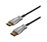 MCL MC385FO-20M câble HDMI HDMI Type A (Standard) Noir, Argent