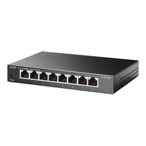 TP-Link Omada TL-SG108S commutateur réseau Non-géré Gigabit Ethernet (10/100/1000) Noir