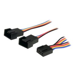 StarTech.com Câble répartiteur alimentation pr ventilateurs 4 broches 31cm -F/M