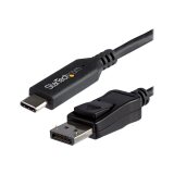 StarTech.com CDP2DP146B câble vidéo et adaptateur 1,8 m USB Type-C DisplayPort Noir