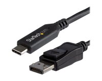 StarTech.com CDP2DP146B câble vidéo et adaptateur 1,8 m USB Type-C DisplayPort Noir