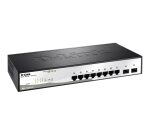 D-Link DGS-1210-10 Géré L2 Gigabit Ethernet (10/100/1000) 1U Noir, Gris