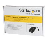 StarTech.com Adaptateur USB 3.0 vers DisplaPort - 4K 30Hz Ultra HD - Certifié DisplayLink - Convertisseur USB Type-A vers DP pour Moniteur - Vidéo Externe et Carte Graphique - Mac et Windows