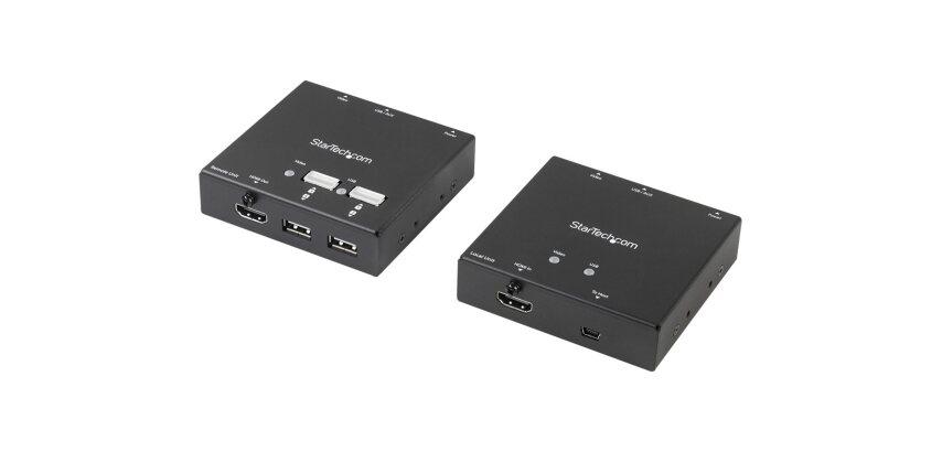 StarTech.com Extendeur HDMI sur Cat6 à 50 m avec hub USB 2.0 à 4 ports - 1080p