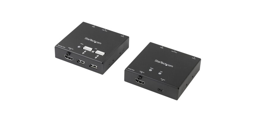 StarTech.com Extendeur HDMI sur Cat6 à 50 m avec hub USB 2.0 à 4 ports - 1080p