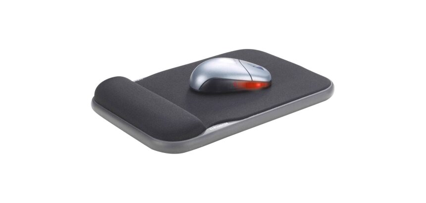 Kensington Tapis de souris en gel réglable en hauteur coloris noir