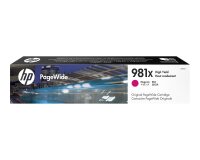 HP 981X - High Yield - magenta - original - PageWide - ink cartridge