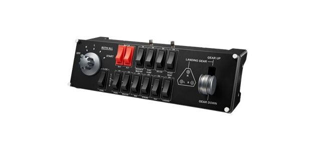 Logitech G G Saitek Pro Flight Switch Panel Noir USB simulation de vol Analogique/Numérique PC