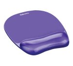 Tapis souris repose-poignet gel crystal Violet 91441