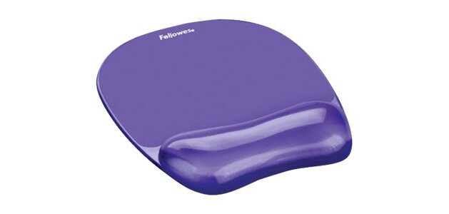 Tapis souris repose-poignet gel crystal Violet 91441