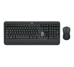 Logitech Advanced MK540 clavier Souris incluse USB QWERTZ Allemand Noir, Blanc